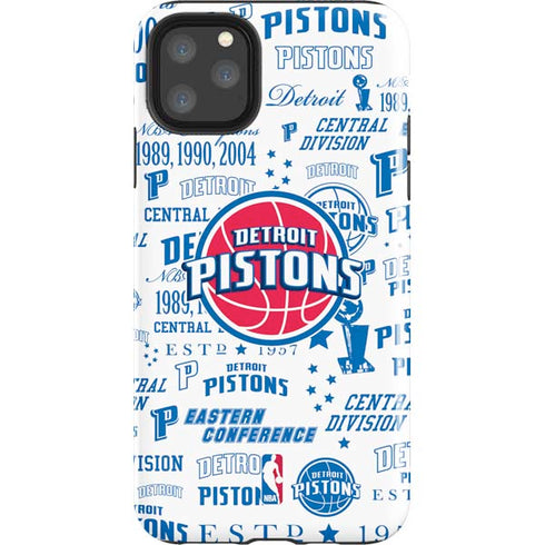 NBA Detroit Pistons Historic Blast iPhone Cases